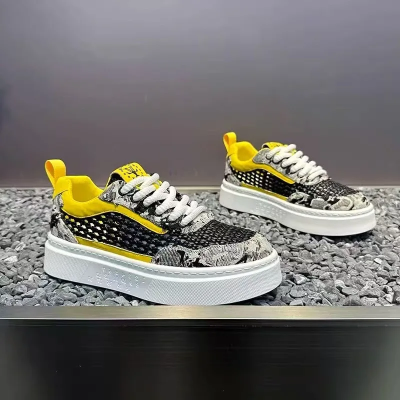 2025 New Men fashion Autumn Sporty Shoes Breathable Trendy Thick Bottom Casual Sneakers Comfortable Boy Shoes Summer Air cushion
2025 New Men fashion Autumn Sporty Shoes Breathable Trendy Thick Bottom Casual Sneakers Comfortable Boy Shoes Summer Air cushion