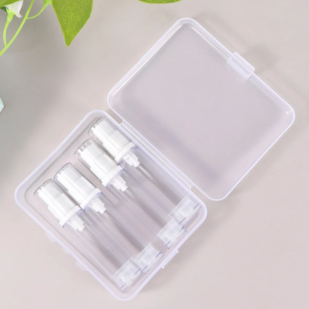 4Pcs Transparent Pump Bottles Portable Makeup Storage Holders Lightweight Refillable Dispenser Suitable for Cosmetic Water
4Pcs Transparent Pump Bottles Portable Makeup Storage Holders Lightweight Refillable Dispenser Suitable for Cosmetic Water