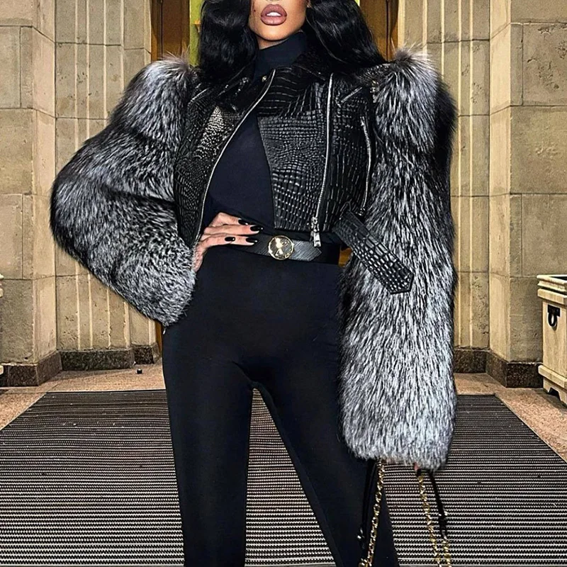 High Quality Winter Genuine Sheepskin Leather Coat Luxury Natural Raccoon Fur Sleeve Crop Fur Jackets Outerwear NZ5879
High Quality Winter Genuine Sheepskin Leather Coat Luxury Natural Raccoon Fur Sleeve Crop Fur Jackets Outerwear NZ5879