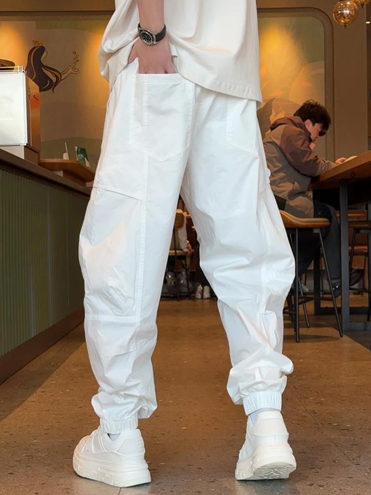Spring Summer Men's Slim Fit Casual Pants American Style Loose Trousers Trendy Breathable Elastic Waistband Straight Leg Pants
Spring Summer Men's Slim Fit Casual Pants American Style Loose Trousers Trendy Breathable Elastic Waistband Straight Leg Pants