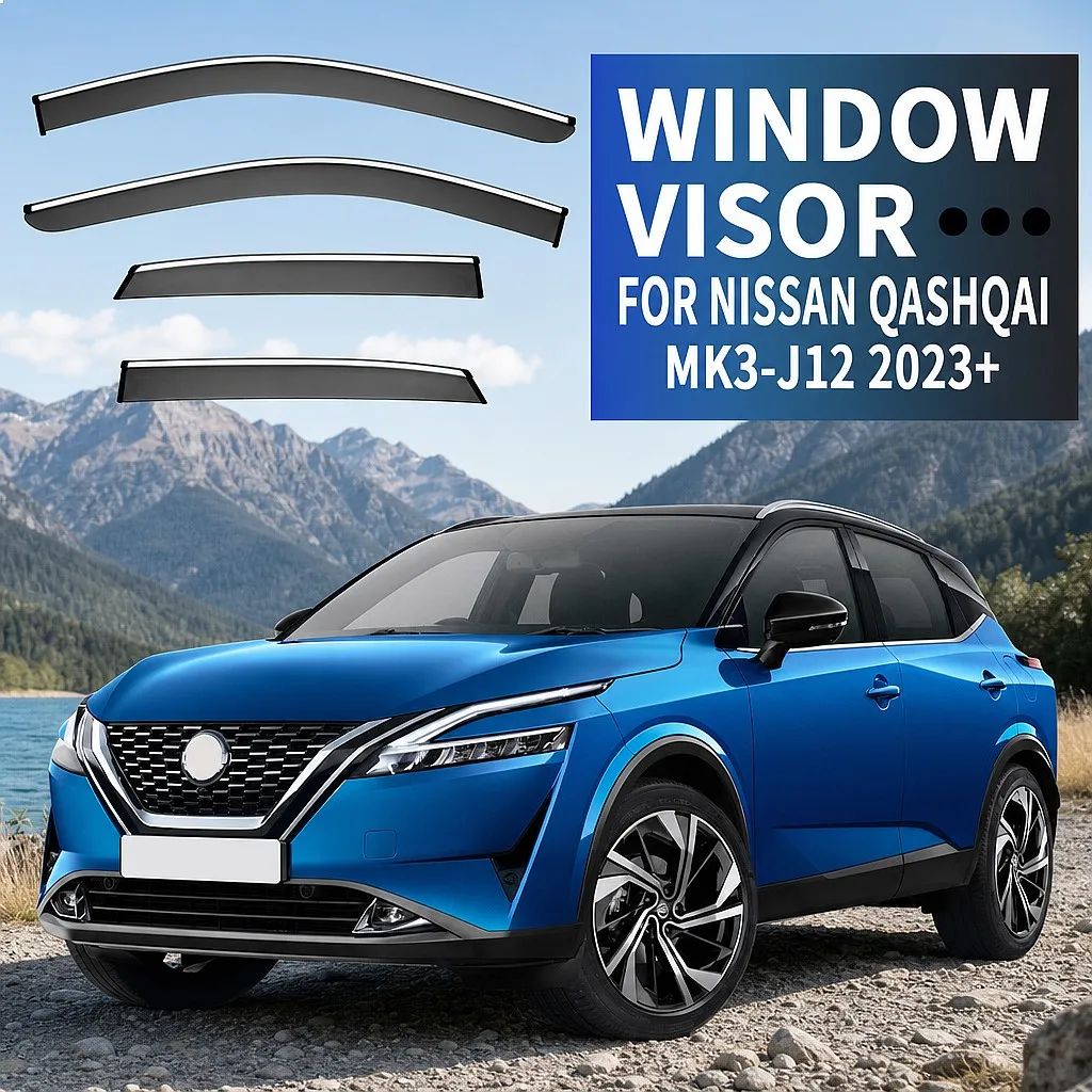 For NISSAN QASHQAI 2006-2023 Window Visor Rain Sun Shade Side Deflector Car Accessories
For NISSAN QASHQAI 2006-2023 Window Visor Rain Sun Shade Side Deflector Car Accessories
