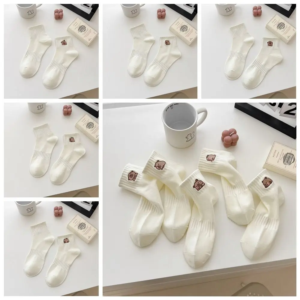 Fashion Cartoon Capybara Socks Elastic Soft Cotton Socks White Breathable Summer Hosiery Outdoor
Fashion Cartoon Capybara Socks Elastic Soft Cotton Socks White Breathable Summer Hosiery Outdoor