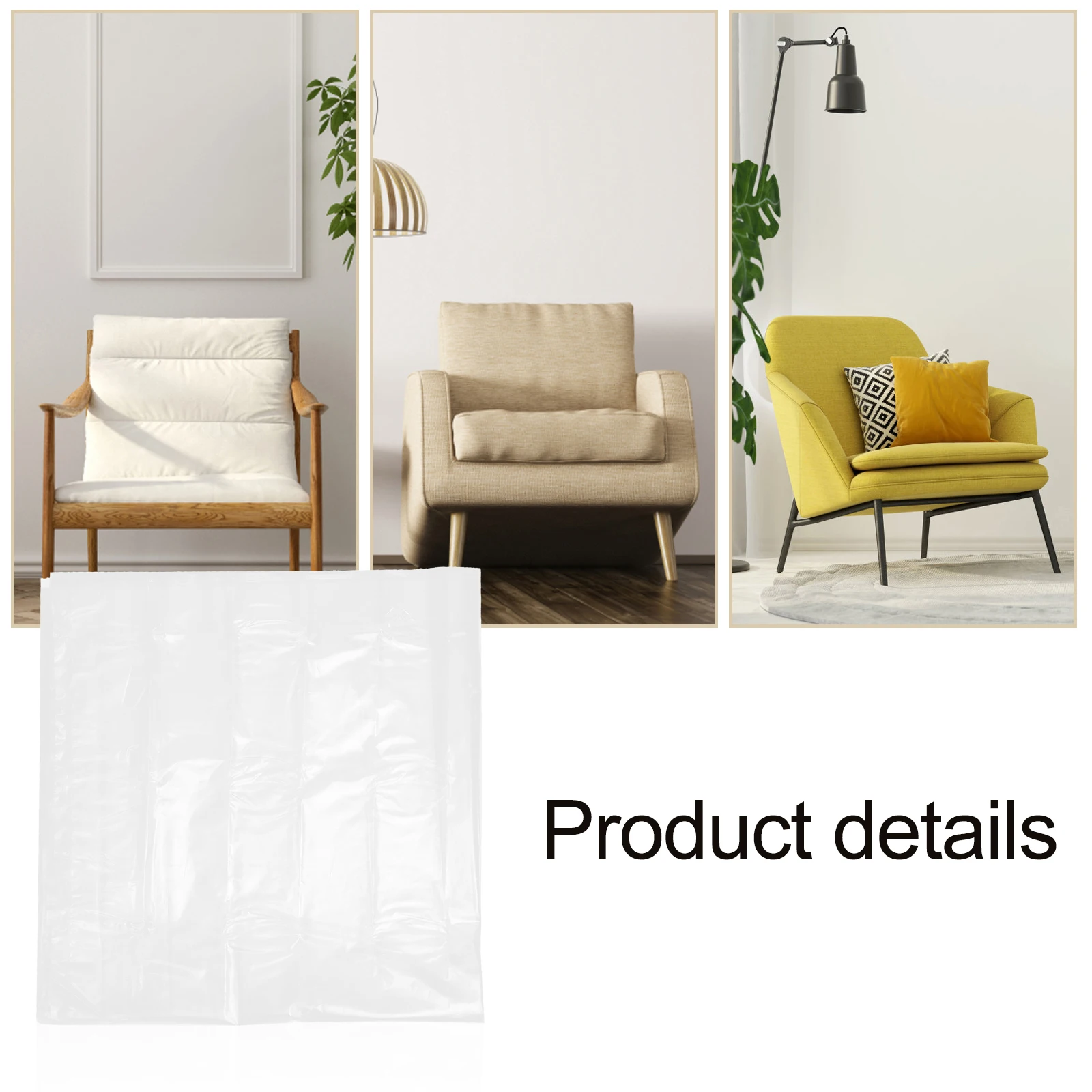 Thickened Clear Sofa Cover Reusable Furniture Protector for Moving Home Dust Pet Scratches Plastic Couch Cover for Living Room
Thickened Clear Sofa Cover Reusable Furniture Protector for Moving Home Dust Pet Scratches Plastic Couch Cover for Living Room