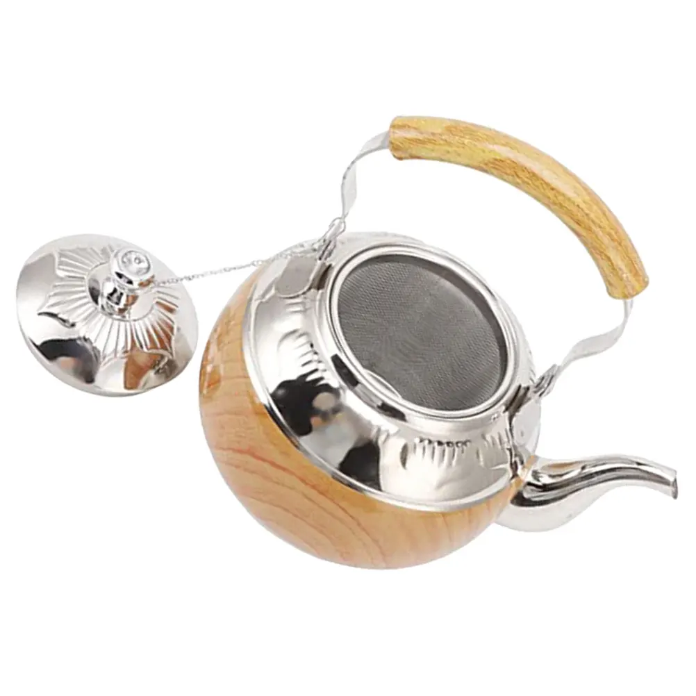 1L Large Capacity Stainless Steel Teapot Coffee Kettle Thickened Design Home Kitchen Silver 1000ml Travel Modern
1L Large Capacity Stainless Steel Teapot Coffee Kettle Thickened Design Home Kitchen Silver 1000ml Travel Modern