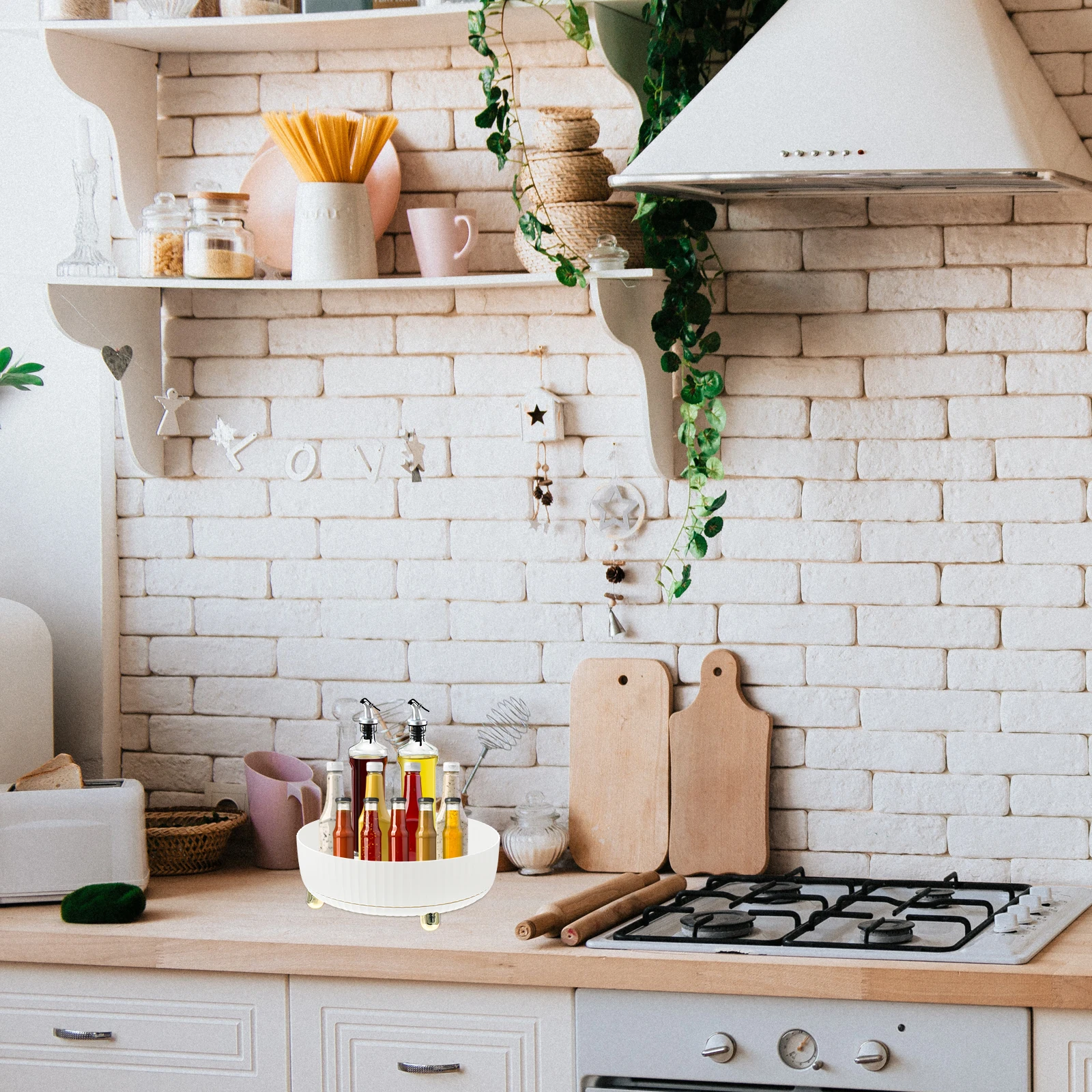 Rotating Storage Rack Large Capacity Kitchen Organizer Multifunctional Container Portable Shelf Sundries Organizer Storage Tray
Rotating Storage Rack Large Capacity Kitchen Organizer Multifunctional Container Portable Shelf Sundries Organizer Storage Tray