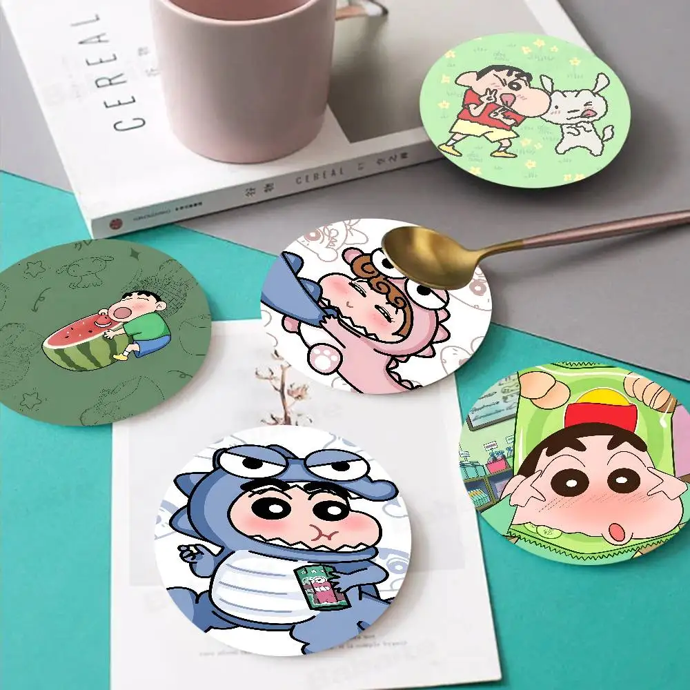 Cute Crayon Shin-chan Cartoon Themed Wooden Coaster Creative Heat-Resistant Non-Slip Table Mat, Suitable for Protecting Desktop
Cute Crayon Shin-chan Cartoon Themed Wooden Coaster Creative Heat-Resistant Non-Slip Table Mat, Suitable for Protecting Desktop