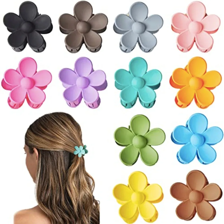 12 Pack Small Flower Hair Claw Clips for Girls, Tiny Hair Clips for Thin Thick Hair, 1.37 Inch Mini Jaw Clips Strong Hold Non S
12 Pack Small Flower Hair Claw Clips for Girls, Tiny Hair Clips for Thin Thick Hair, 1.37 Inch Mini Jaw Clips Strong Hold Non S