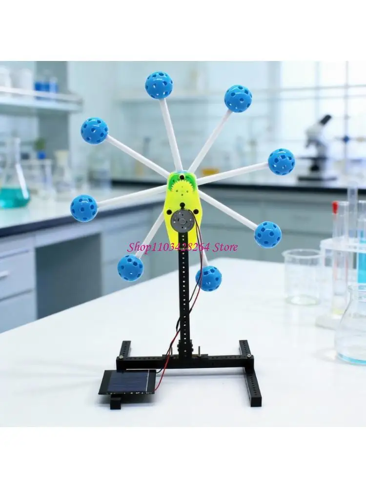 Solar Powered Ferris Wheel Craft Model Assembly Kits Set Toy For Student Science Learning STEM Educational Activity Toy
