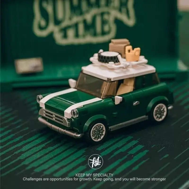 DIY Green Camper Van with Container Building Block Assembly Retro Vehicle Model Bricks Decor for Adults Birthday Gifts
DIY Green Camper Van with Container Building Block Assembly Retro Vehicle Model Bricks Decor for Adults Birthday Gifts