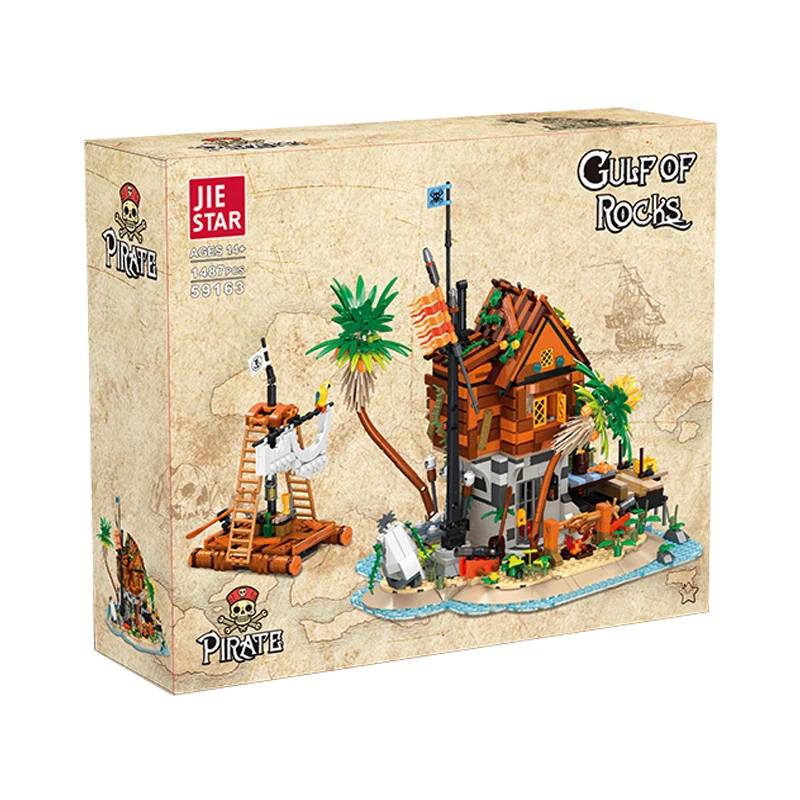 IN STOCK 59163 MOC Pirate Series Building Blocks Model Rocky Bay Bricks Assembling DIY Toys for Boys Christmas Gift Set
IN STOCK 59163 MOC Pirate Series Building Blocks Model Rocky Bay Bricks Assembling DIY Toys for Boys Christmas Gift Set