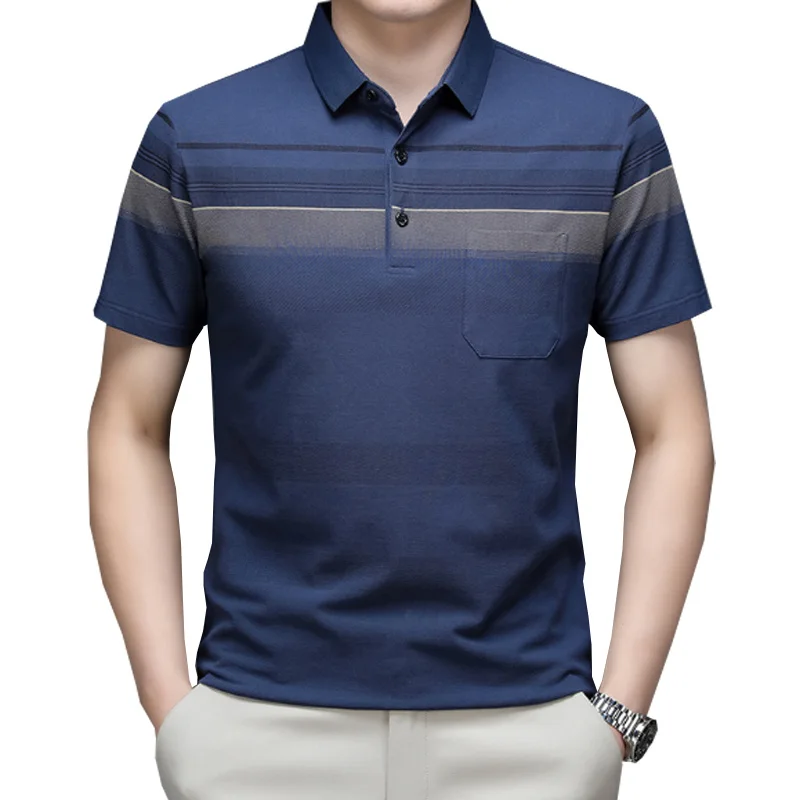 Summer New Men Polo Shirt High Quality brand cotton Short Sleeve pocket men's polo shirt casual striped shirt polo men tops
Summer New Men Polo Shirt High Quality brand cotton Short Sleeve pocket men's polo shirt casual striped shirt polo men tops