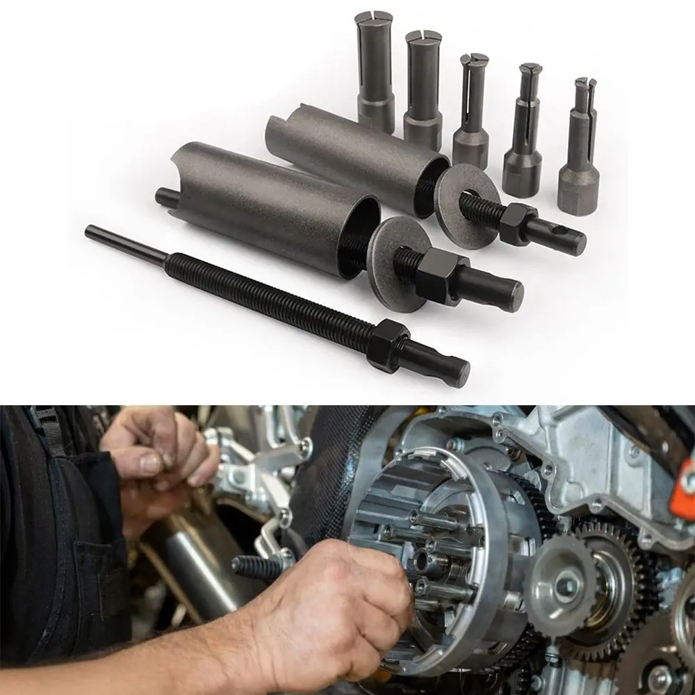 12 шт., черный набор инструментов для разборки подшипников мотоцикла, съемник подшипников из сплава, набор инструментов для разборки, экстрактор 
12 шт., черный набор инструментов для разборки подшипников мотоцикла, съемник подшипников из сплава, набор инструментов для разборки, экстрактор