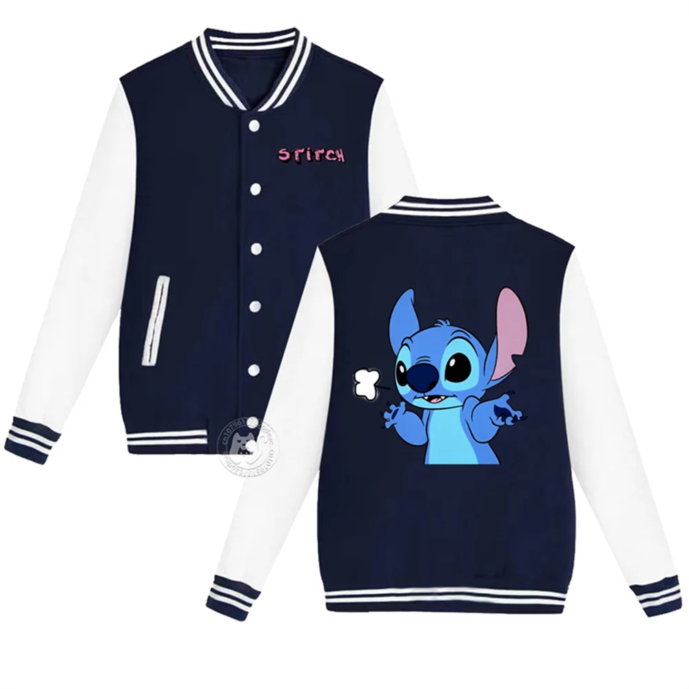 Disney Kids Fall/Winter Stitch Print Thick Warm Coat for boys and girls ages 2-14 Youth casual baseball uniform
Disney Kids Fall/Winter Stitch Print Thick Warm Coat for boys and girls ages 2-14 Youth casual baseball uniform
