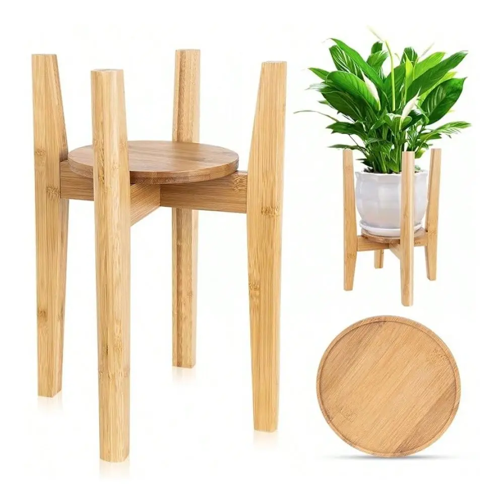 Plant Stand With Tray,Indoor Wood Plant Stand Fit 8 To 12 Planter,Mid Century Modern Flower Pot Holder RackPlant And Pot Not In
Plant Stand With Tray,Indoor Wood Plant Stand Fit 8 To 12 Planter,Mid Century Modern Flower Pot Holder RackPlant And Pot Not In