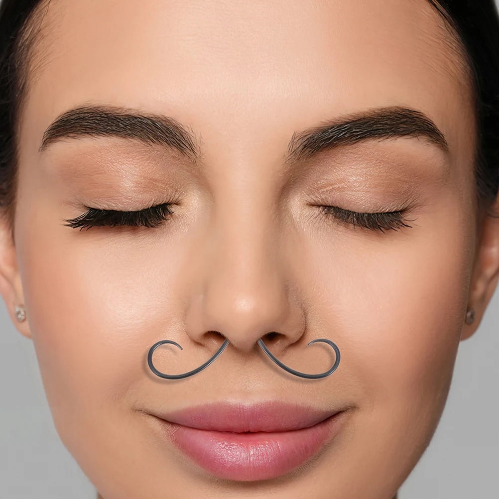 2 pcs Prop Septum Nose Rings for Men Black Stainless Steel Male Jewelry Party Accessories Cool Piercing Gifts
2 pcs Prop Septum Nose Rings for Men Black Stainless Steel Male Jewelry Party Accessories Cool Piercing Gifts