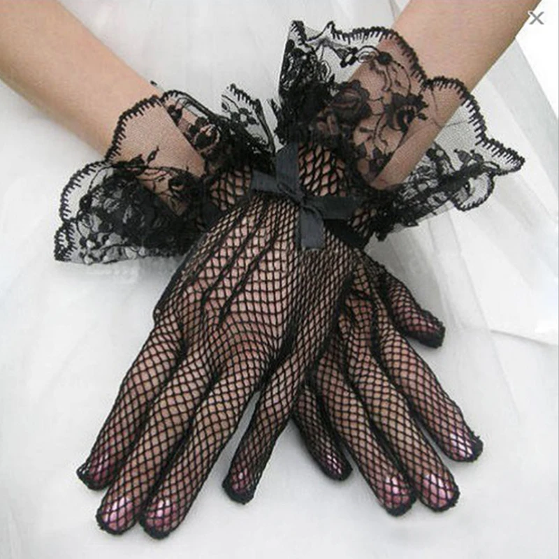 Promotional Nightclub Bar Female Singer Performance Dress Gloves Fashionable Lace Trim Stage Short Gloves for Women
Promotional Nightclub Bar Female Singer Performance Dress Gloves Fashionable Lace Trim Stage Short Gloves for Women