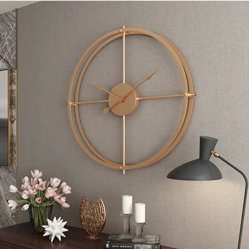 Large Vintage Round Metal Wall Clock Modern Simple Design Home Living Room Office Art Wall Classic Hanging Watch Home Decoration
Large Vintage Round Metal Wall Clock Modern Simple Design Home Living Room Office Art Wall Classic Hanging Watch Home Decoration
