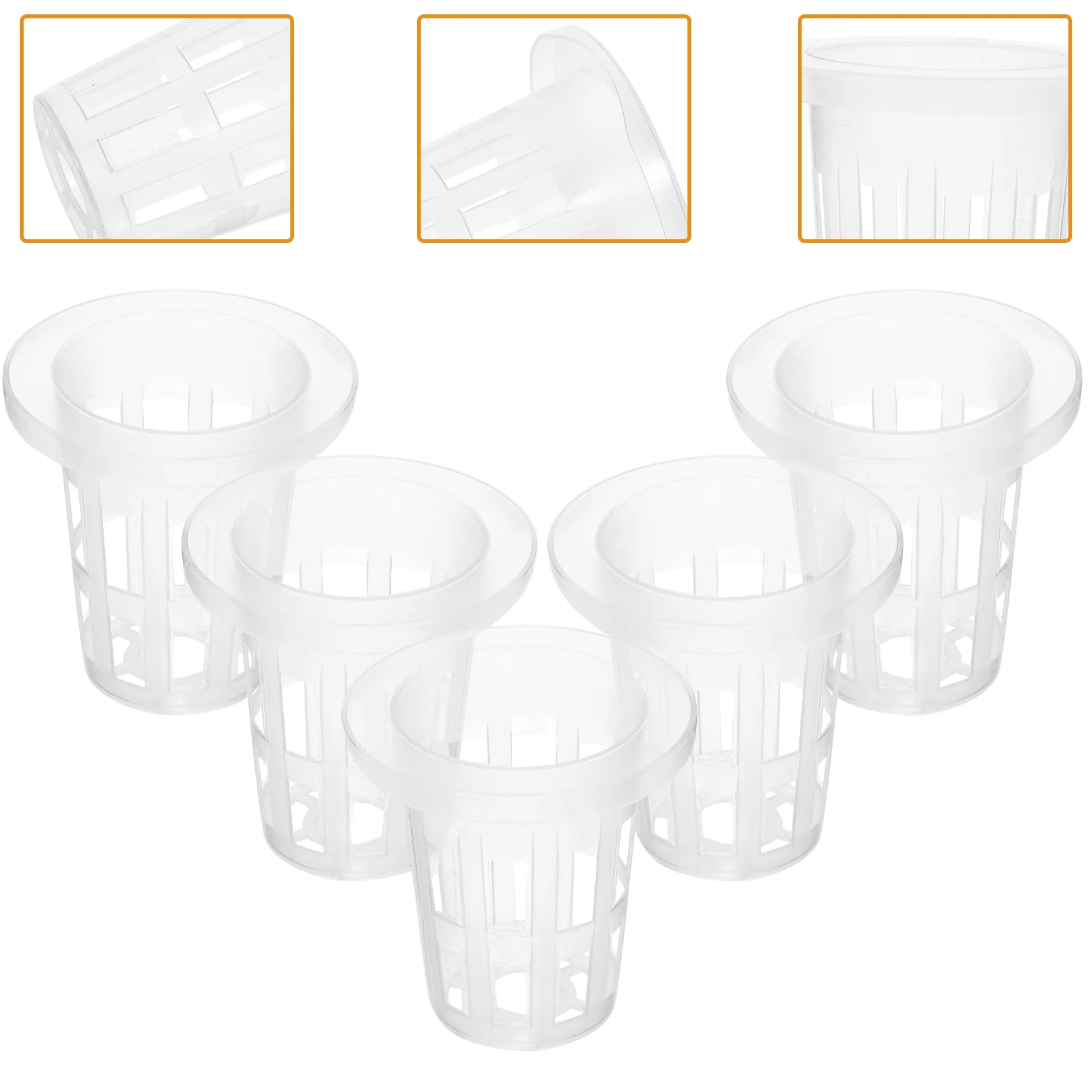 50pcs Hydroponic Vegetable Basket Mesh Planting Cups Plastic Net Nursery Pots for Garden Balcony Flower Seedlings Cultivation
50pcs Hydroponic Vegetable Basket Mesh Planting Cups Plastic Net Nursery Pots for Garden Balcony Flower Seedlings Cultivation