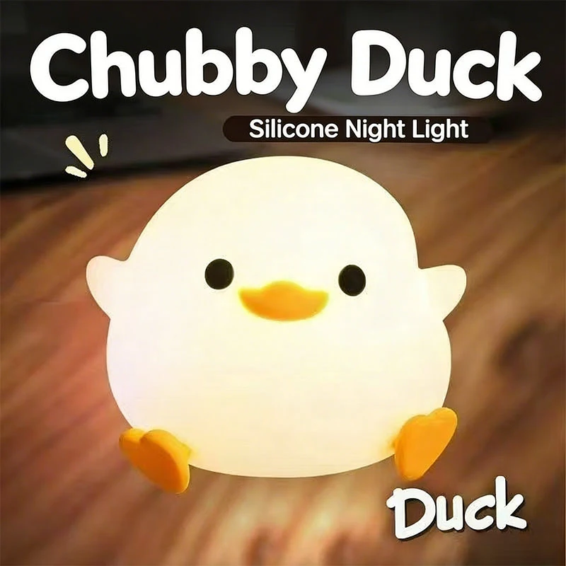 Светодиодный ночник Doudou Duck, милая лампа-утка, перезаряжаемый ночник с регулировкой яркости, силиконовая светодиодная прикроватная лампа для детской комнаты с сенсорным управлением
Светодиодный ночник Doudou Duck, милая лампа-утка, перезаряжаемый ночник с регулировкой яркости, силиконовая светодиодная прикроватная лампа для детской комнаты с сенсорным управлением