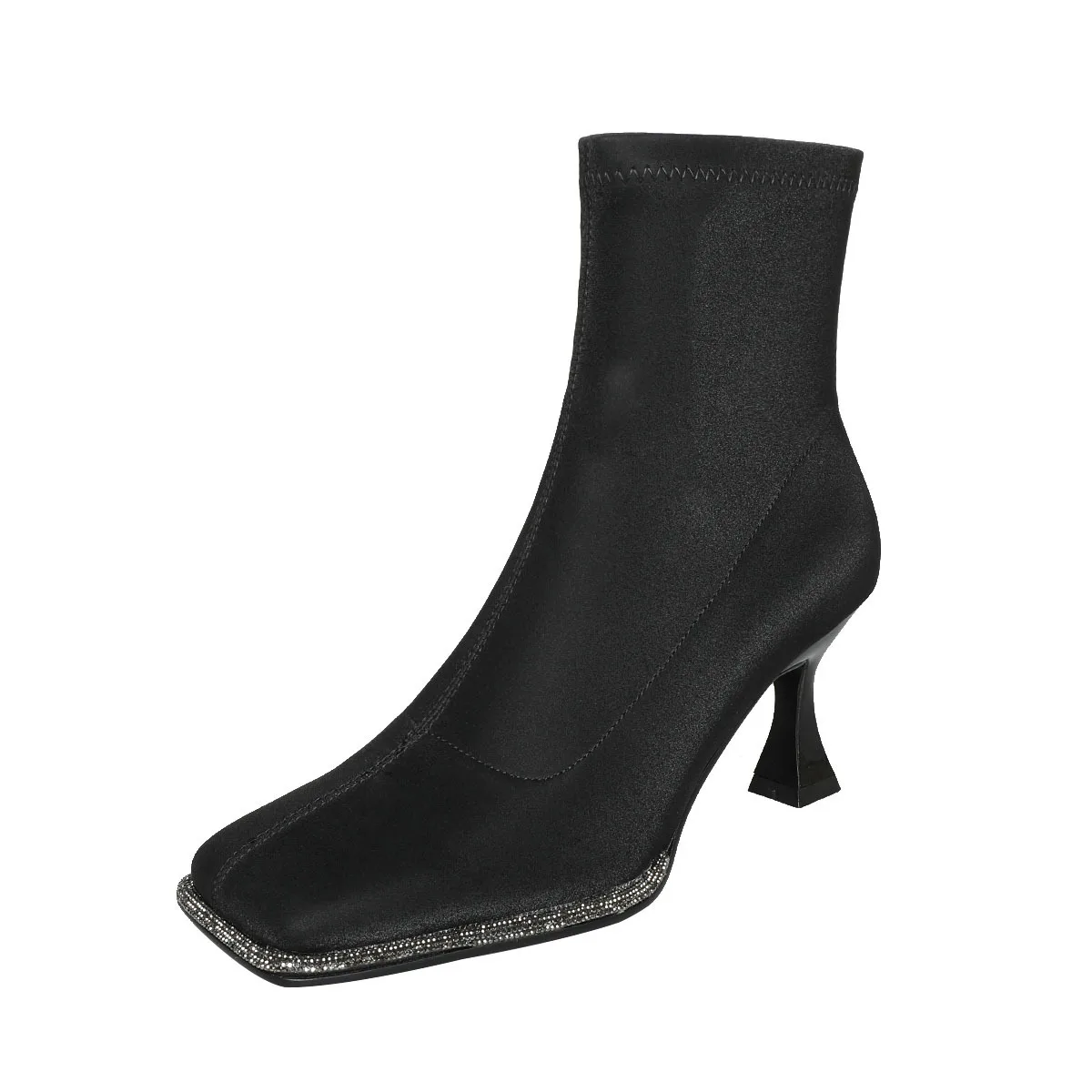 Luxury Rhinestone Sleeve Sexy Thin Heels High Heels British Style Retro Square Head Elastic and Thin Casual Women's Boots
Luxury Rhinestone Sleeve Sexy Thin Heels High Heels British Style Retro Square Head Elastic and Thin Casual Women's Boots