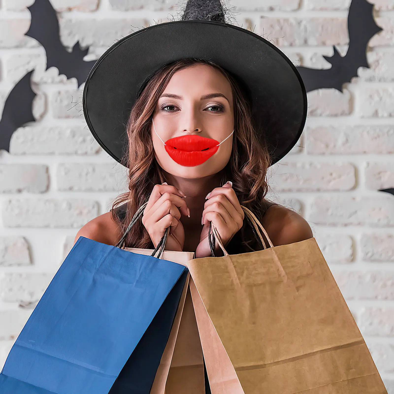 2Pcs Durable Latex Red Lips Halloween Decoration Mysterious Festive Masquerade Prop Sausage Mouth Funny Cartoon Red Lips
2Pcs Durable Latex Red Lips Halloween Decoration Mysterious Festive Masquerade Prop Sausage Mouth Funny Cartoon Red Lips