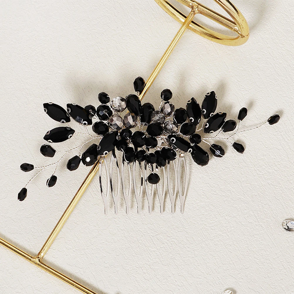 Dark Crystal Comb Wedding Accessories Bridal Headdress Wedding Hair Accessories Alloy Side Bridesmaid Prom Bride Hairpiece
Dark Crystal Comb Wedding Accessories Bridal Headdress Wedding Hair Accessories Alloy Side Bridesmaid Prom Bride Hairpiece