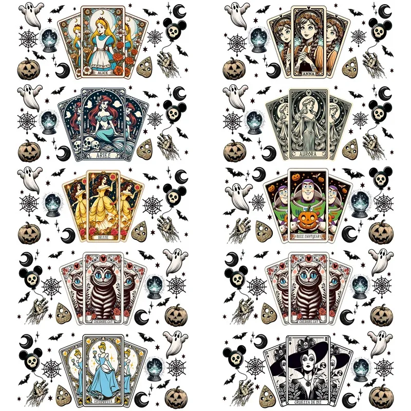 Halloween Style Card Series With Cartoon Princess 16oz DTF Sticker Cup Wrap Transfer 3D Sticker
Halloween Style Card Series With Cartoon Princess 16oz DTF Sticker Cup Wrap Transfer 3D Sticker