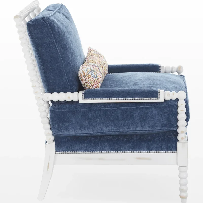 b25 Country Solid Wood Sofa Chair for Small Apartments and Balcony Vintage Fabric Pearl Chair with Gourd Leisure Footrest
b25 Country Solid Wood Sofa Chair for Small Apartments and Balcony Vintage Fabric Pearl Chair with Gourd Leisure Footrest