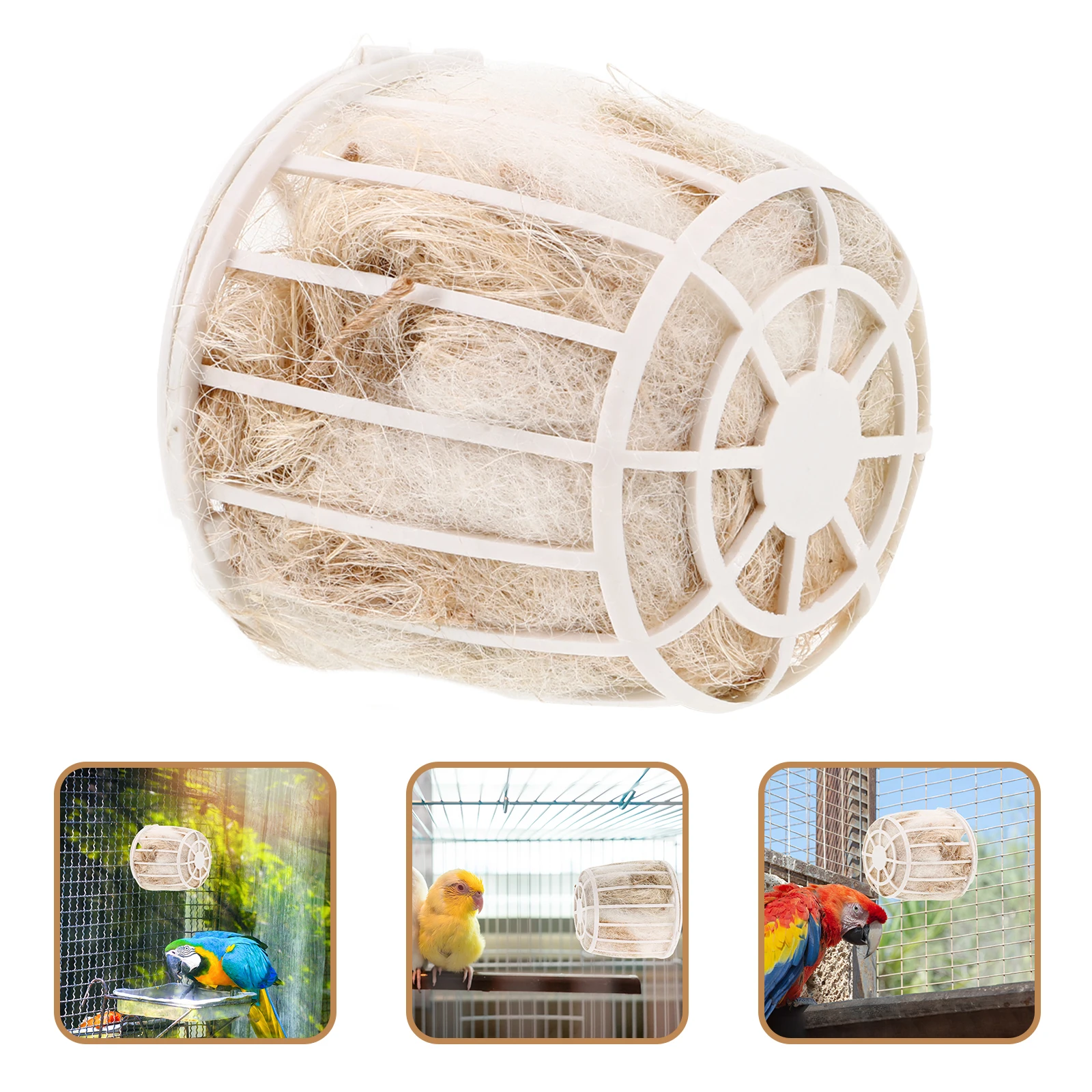 Bird Material Cotton Jute Nesting Pad for Parakeets Canary Parrot Lark Yellow Bird Small Birds Durable Reusable Pet
Bird Material Cotton Jute Nesting Pad for Parakeets Canary Parrot Lark Yellow Bird Small Birds Durable Reusable Pet