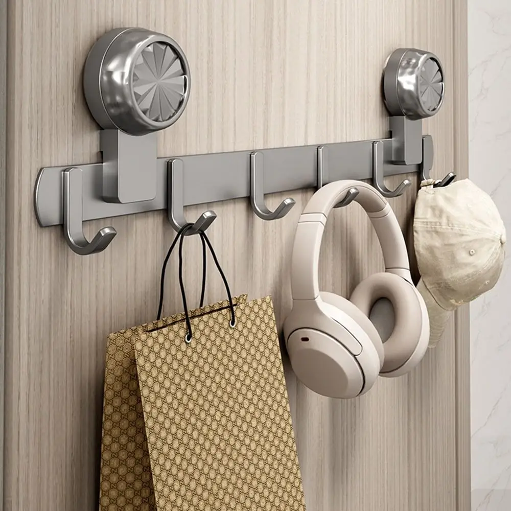 Punch Free Suction Cup Door Hook Wall Mounted Waterproof Hats Clothes Storage Hook with 4/5/6 Hook Space Saving Towel Rack
Punch Free Suction Cup Door Hook Wall Mounted Waterproof Hats Clothes Storage Hook with 4/5/6 Hook Space Saving Towel Rack