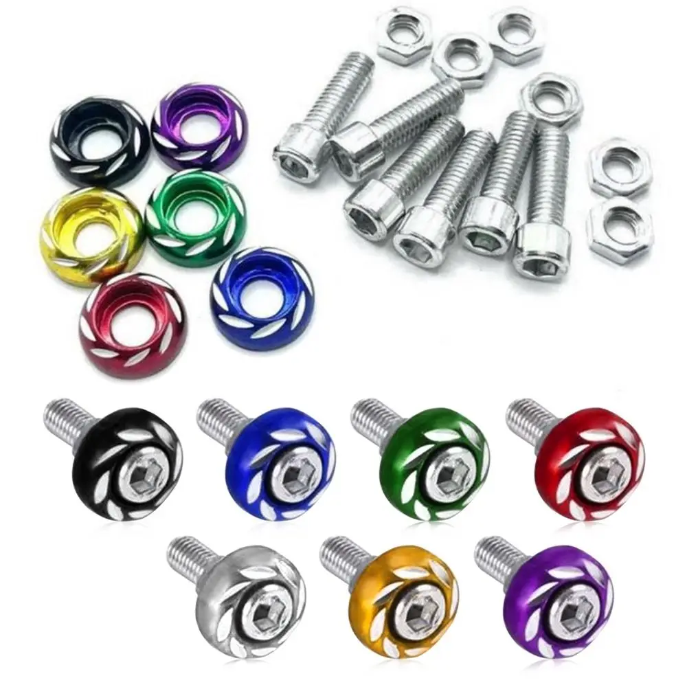 7Colors Motorcycle Screw Nut Portable Cover Shell Alloy Motorcycle Color Plate Screw Cowling Universal License Plate Screw
7Colors Motorcycle Screw Nut Portable Cover Shell Alloy Motorcycle Color Plate Screw Cowling Universal License Plate Screw