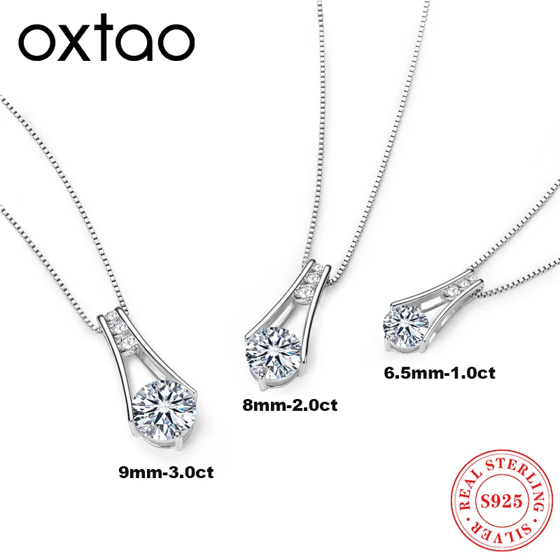 OXTAO 3CT 2CT 1CT полный муассанит трапеция кулон ожерелье для женщин регулируемая цепочка S925 серебро ювелирные изделия на день Святого Валентина подарок
OXTAO 3CT 2CT 1CT полный муассанит трапеция кулон ожерелье для женщин регулируемая цепочка S925 серебро ювелирные изделия на день Святого Валентина подарок