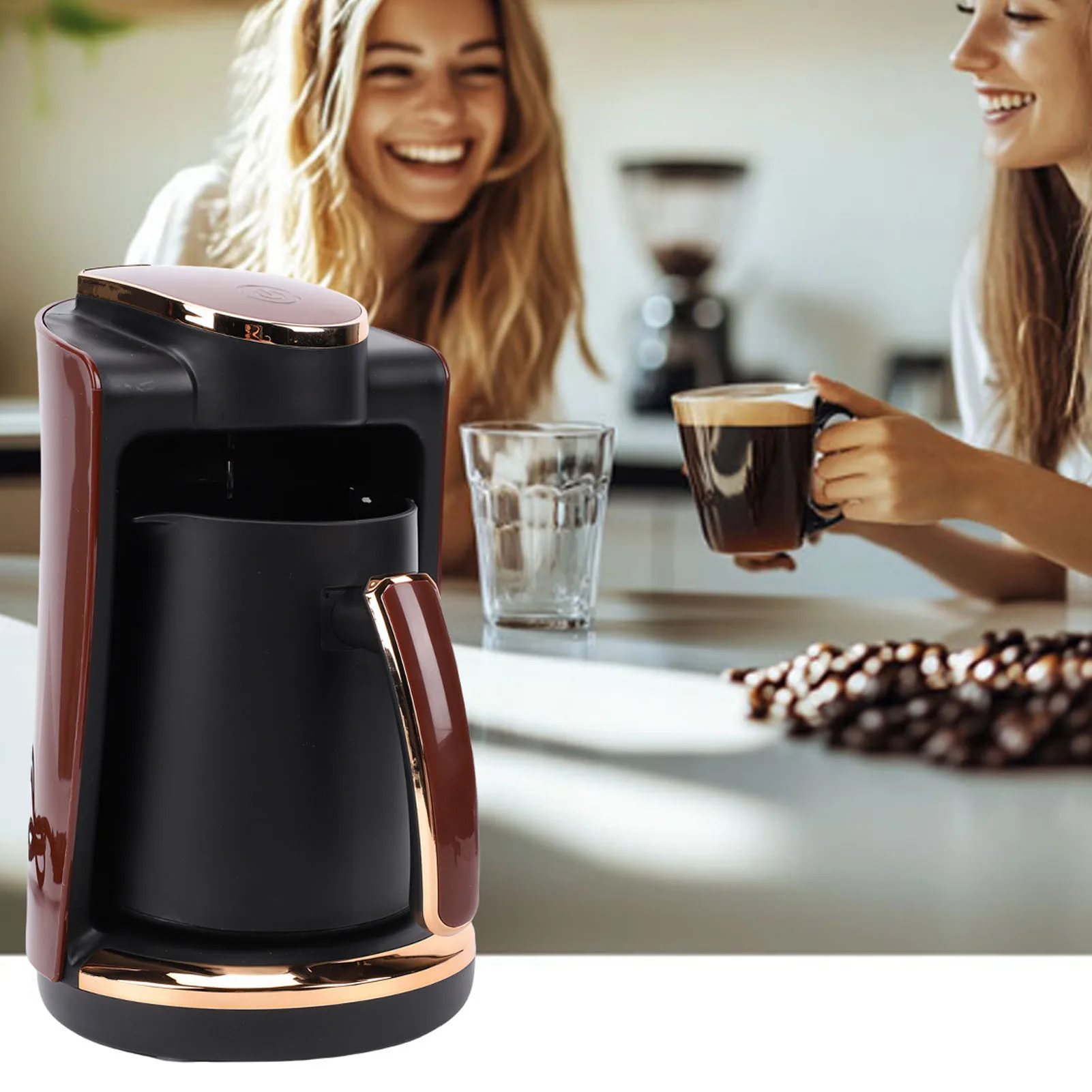 110V Turkish Coffee Maker 550W 250ML Single Cup Electric Turkish Greek Coffee Machine with Cup for Home Hot Beverage Brewing
110V Turkish Coffee Maker 550W 250ML Single Cup Electric Turkish Greek Coffee Machine with Cup for Home Hot Beverage Brewing