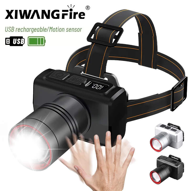 Ultra-Bright LED Headlamp–Sensor Led, 3 Modes,USB Rechargeable,Zoomable Waterproof Lantern for Camping,Hiking,Fishing & Outdoors
Ultra-Bright LED Headlamp–Sensor Led, 3 Modes,USB Rechargeable,Zoomable Waterproof Lantern for Camping,Hiking,Fishing & Outdoors