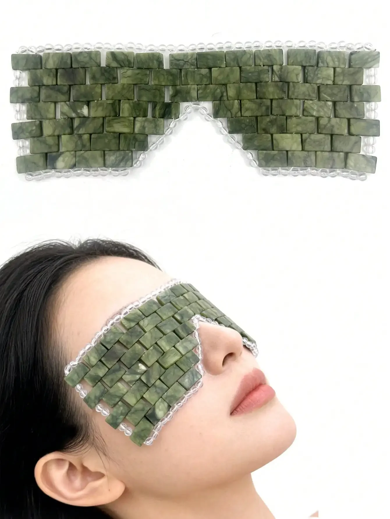 INYUSUN 1pc Jade Eye Mask, Cooling Jade Eye Patch Massager, Jade Eye Patch, Eye Massager, Portable & Practical Relaxation & Sleep Aid Eye Massager, Facial Care Eye Mask, For Use During Sleep
INYUSUN 1pc Jade Eye Mask, Cooling Jade Eye Patch Massager, Jade Eye Patch, Eye Massager, Portable & Practical Relaxation & Sleep Aid Eye Massager, Facial Care Eye Mask, For Use During Sleep