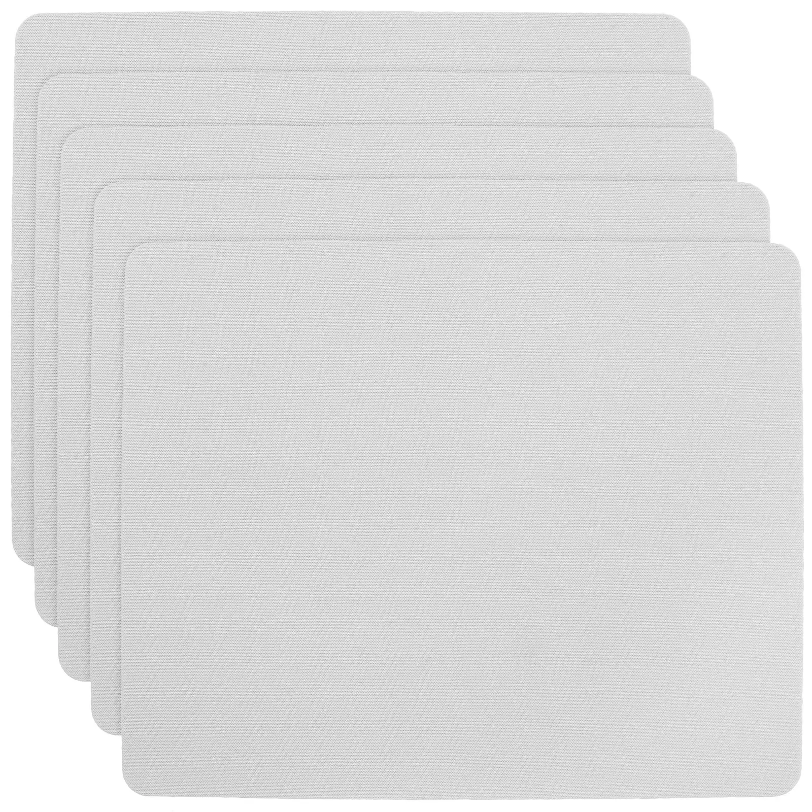 5Pcs Large Sublimation Mouse Pad Blanks Rubber Cloth Surface Smooth Non-Skid Bottom for Gaming Office Study Home Desktop DIY