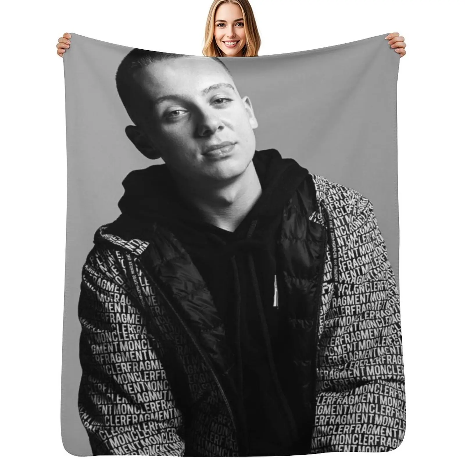 Aitch Mono Portrait Throw Blanket Durable Warm Blanket for Daily Home Use
Aitch Mono Portrait Throw Blanket Durable Warm Blanket for Daily Home Use