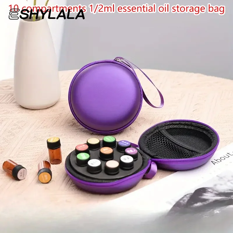 1-2ml PU Portable Essential Oil Case 10 Bottles Perfume Oil Bag Essential Oil Box Travel Organizer Carrying Holder Storage Bag
1-2ml PU Portable Essential Oil Case 10 Bottles Perfume Oil Bag Essential Oil Box Travel Organizer Carrying Holder Storage Bag