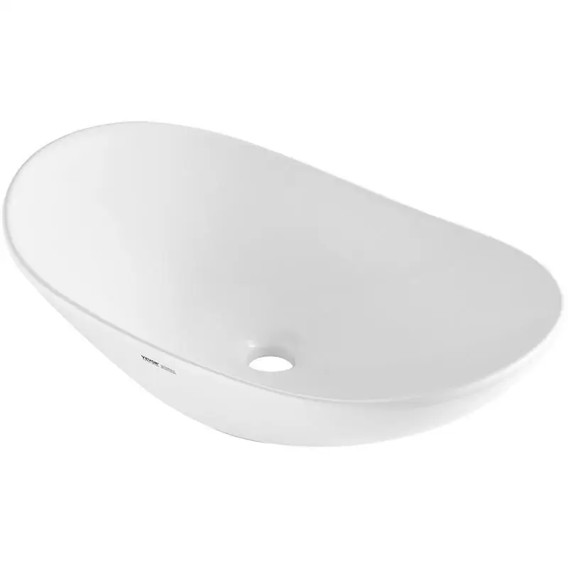 Oval Vessel Sink, 23.3" x 14.2" Bathroom Vessel Sink Bowl Countertop, White Ceramic Bathroom Sinks Above Counter, Bowl Sink with Modern Style, Well-Packaged for Bathroom, Hotel, Toilet, RV
Oval Vessel Sink, 23.3" x 14.2" Bathroom Vessel Sink Bowl Countertop, White Ceramic Bathroom Sinks Above Counter, Bowl Sink with Modern Style, Well-Packaged for Bathroom, Hotel, Toilet, RV