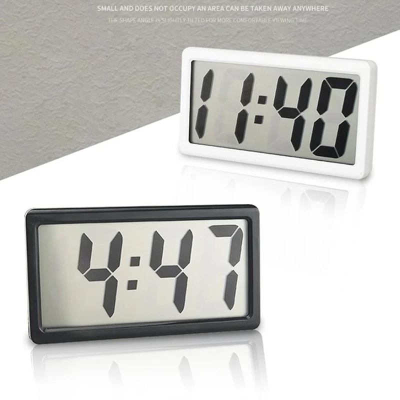 Mini Battery Powered Digital Desk Clock Time Date 12-hour Display Table Clock Wall-mounted LCD Clock With AG10 Battery
Mini Battery Powered Digital Desk Clock Time Date 12-hour Display Table Clock Wall-mounted LCD Clock With AG10 Battery