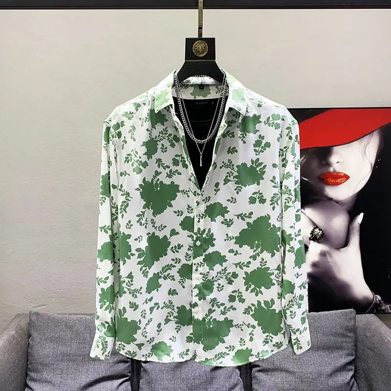 2024 Men Korean Style Long Sleeve Shirts Printed Collar Casual Shirt Tops Loose Blouses Thin Summer Dye Trend Clothing N307
2024 Men Korean Style Long Sleeve Shirts Printed Collar Casual Shirt Tops Loose Blouses Thin Summer Dye Trend Clothing N307