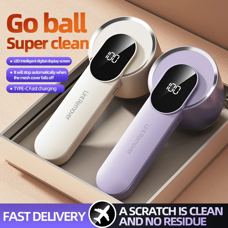 Lint Remover For Clothing Hair Ball Trimmer Fuz Pellets Clothes Sweater Fabric Shaver with LED Digital Electric Fluff Lint Remo
Lint Remover For Clothing Hair Ball Trimmer Fuz Pellets Clothes Sweater Fabric Shaver with LED Digital Electric Fluff Lint Remo