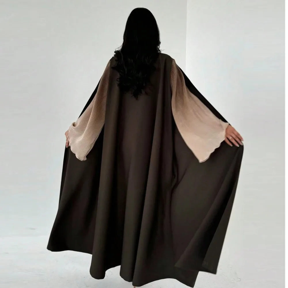 Middle Eastern Loose Abaya Muslim Flare Sleeve Open Front Abayas Elegant Turkey Kaftans Women Jilbabs Islamic Maxi Dresses
Middle Eastern Loose Abaya Muslim Flare Sleeve Open Front Abayas Elegant Turkey Kaftans Women Jilbabs Islamic Maxi Dresses