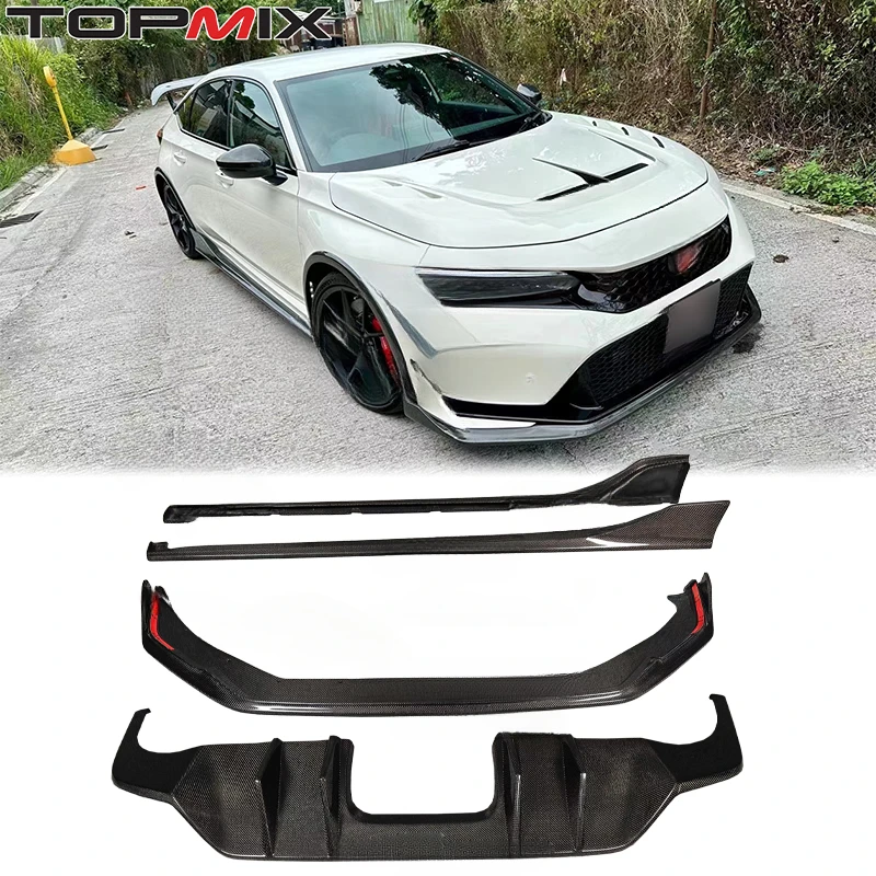 Карбоновый передний сплиттер и обвес для Honda Civic Type-R FL5 2022 года
Карбоновый передний сплиттер и обвес для Honda Civic Type-R FL5 2022 года