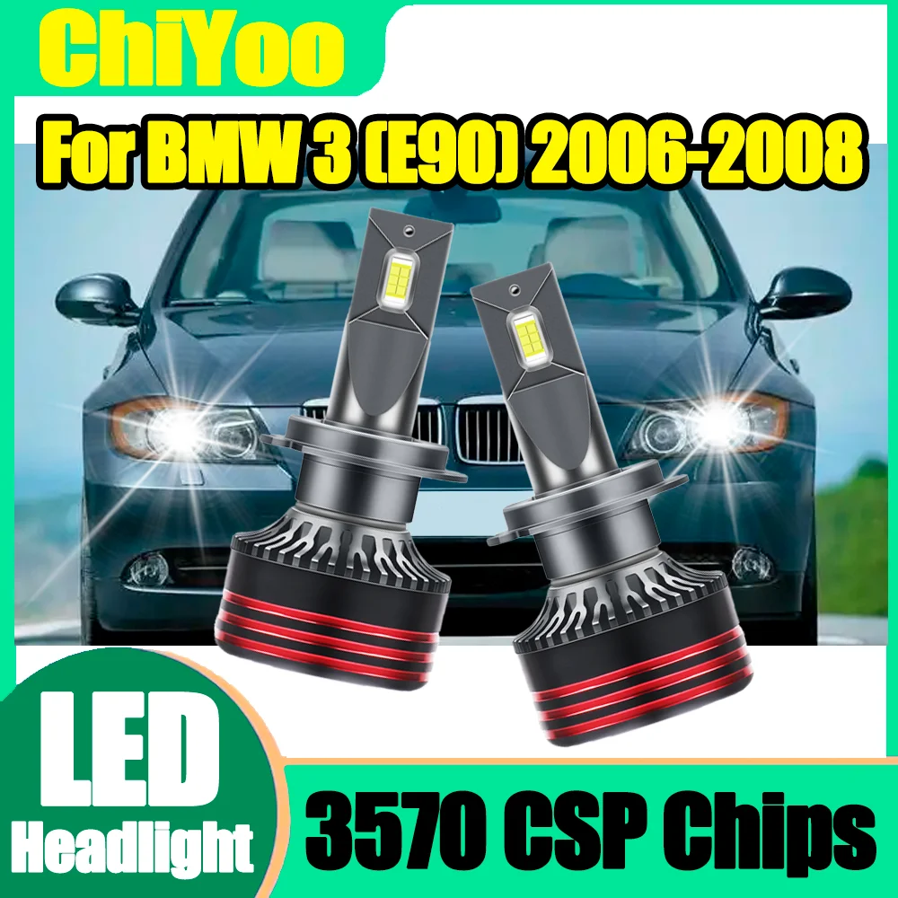 2X High Power 150W LED Car Headlights H7 Auto Headlamps Bulbs 30000LM 6000K White 3570 CSP Chips For BMW 3 (E90) 2006 2007 2008
2X High Power 150W LED Car Headlights H7 Auto Headlamps Bulbs 30000LM 6000K White 3570 CSP Chips For BMW 3 (E90) 2006 2007 2008