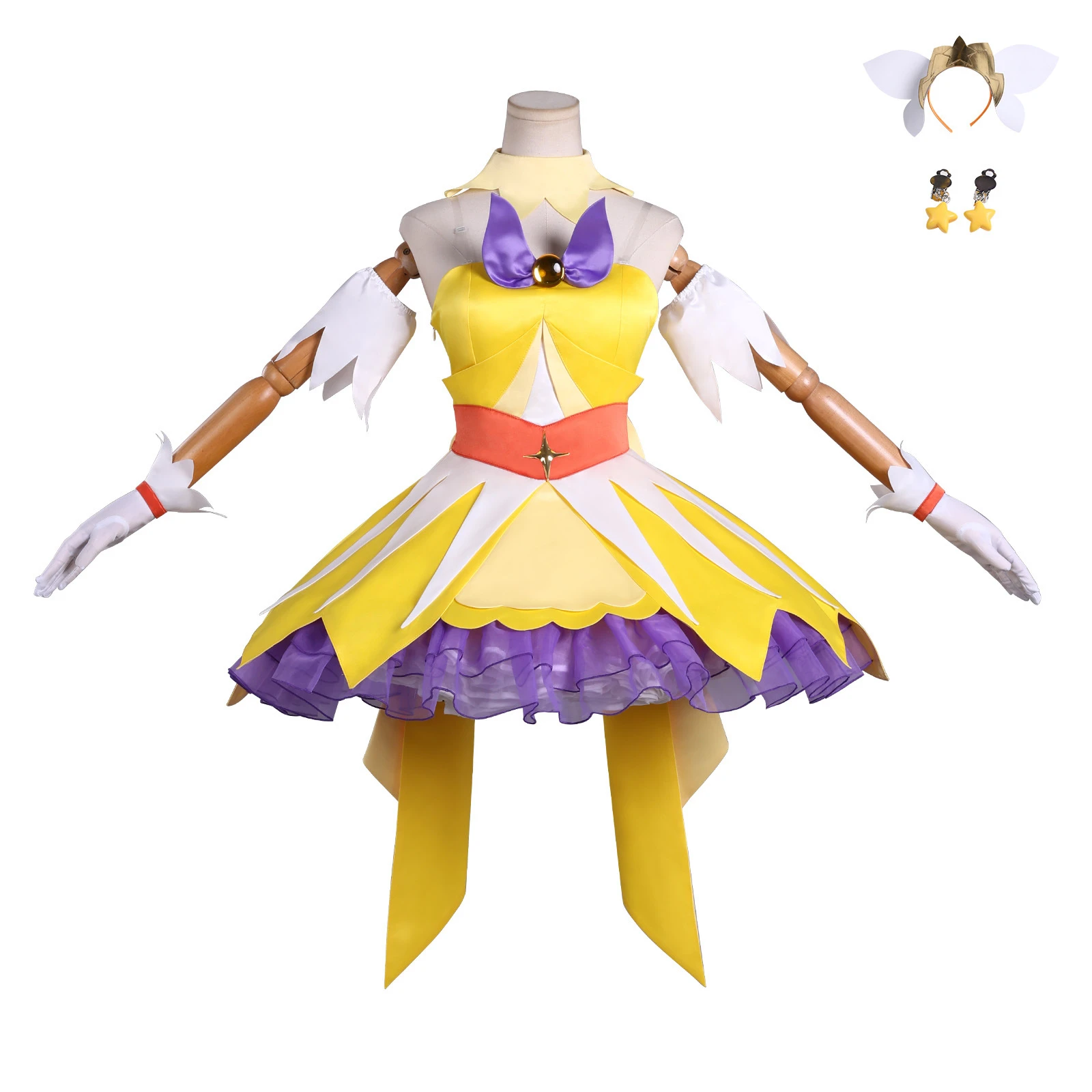 Kirara Amanogawa Yellow Stage Dress Carnival Halloween Roleplay Cosplay Costume
Kirara Amanogawa Yellow Stage Dress Carnival Halloween Roleplay Cosplay Costume