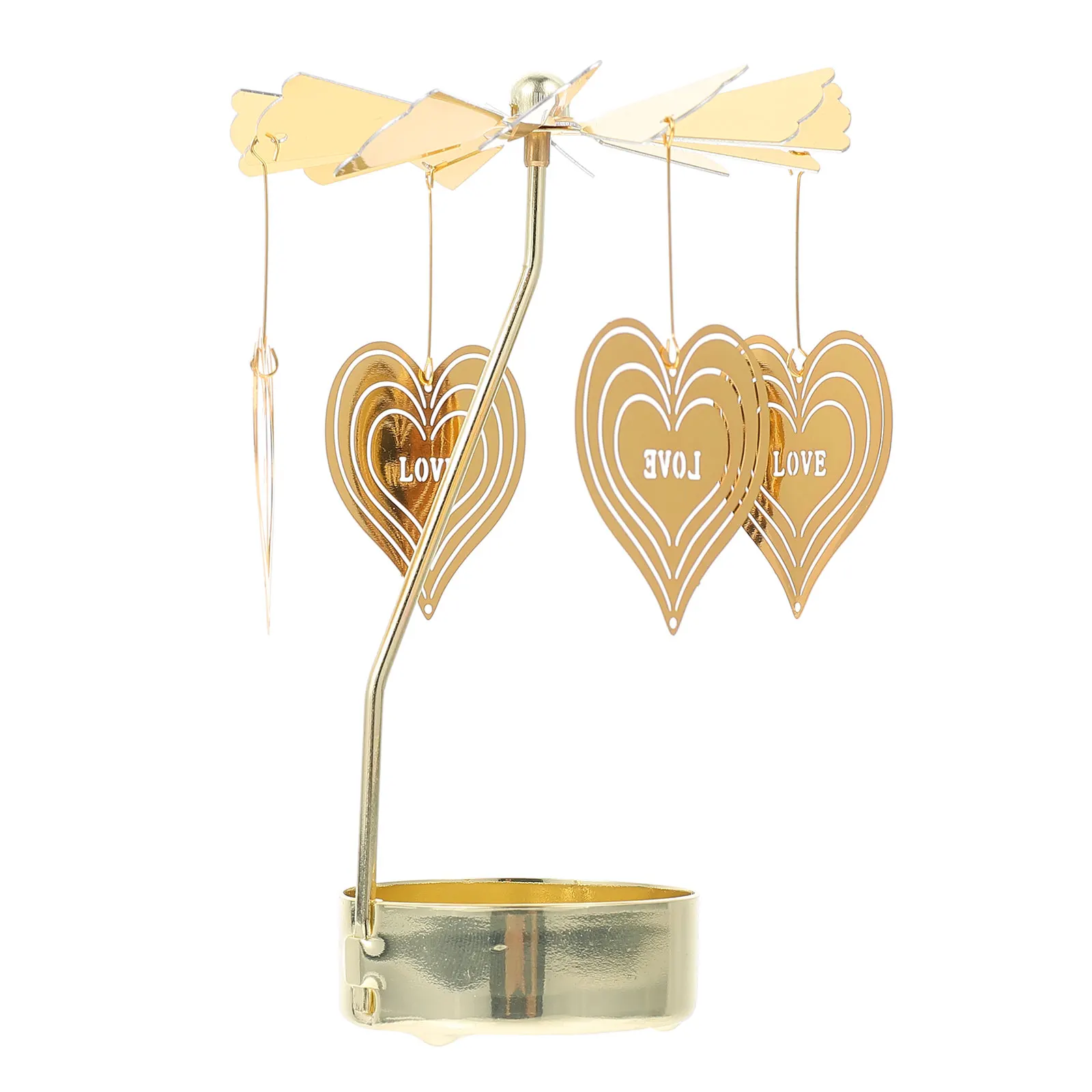 Heart Shaped Rotating Holder Christmas Decor Candles Candleholders Stand Golden Wrought Iron Decorations
Heart Shaped Rotating Holder Christmas Decor Candles Candleholders Stand Golden Wrought Iron Decorations