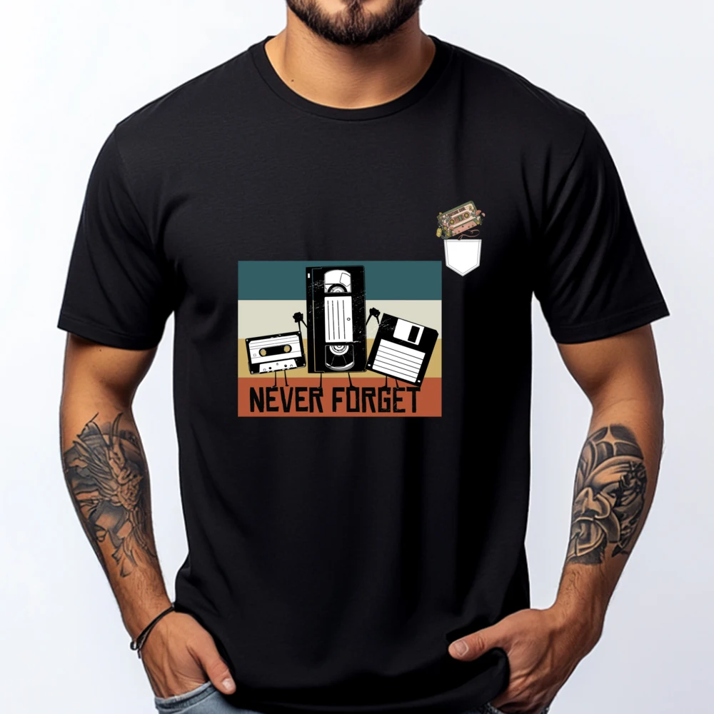 Cassette Floppy Disk Vhs Tape 60s Never Forget Cassette Graphic T Shirts Men Oversized Fall T Shirt Men T-shirts Figures
Cassette Floppy Disk Vhs Tape 60s Never Forget Cassette Graphic T Shirts Men Oversized Fall T Shirt Men T-shirts Figures