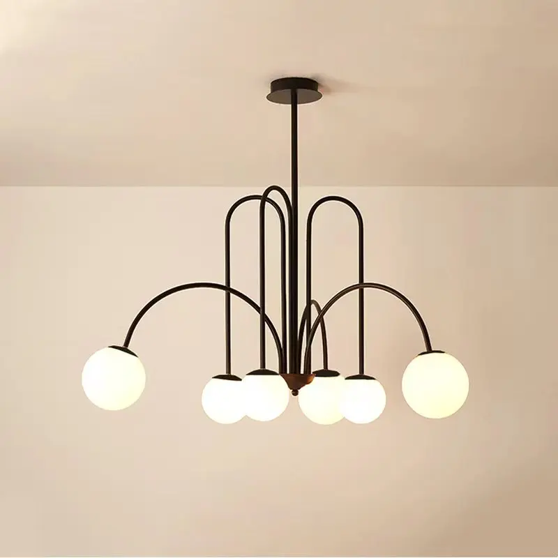 2025 Magic Beans 6 Heads Milky Glass Ball Ceiling Chandelier For Kitchen Island Dining Table Living Bar Indoor LED Decor Lightin
2025 Magic Beans 6 Heads Milky Glass Ball Ceiling Chandelier For Kitchen Island Dining Table Living Bar Indoor LED Decor Lightin