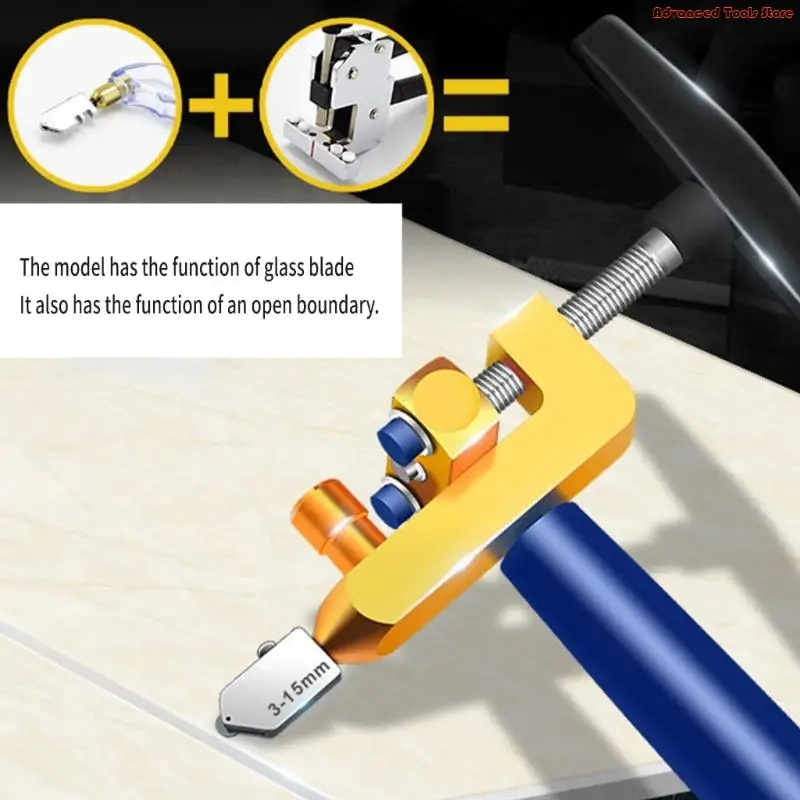2 In 1 Manual Glass Tile Opening Tool Multifunctional Glass Tile Scoring Tool W91B
2 In 1 Manual Glass Tile Opening Tool Multifunctional Glass Tile Scoring Tool W91B
